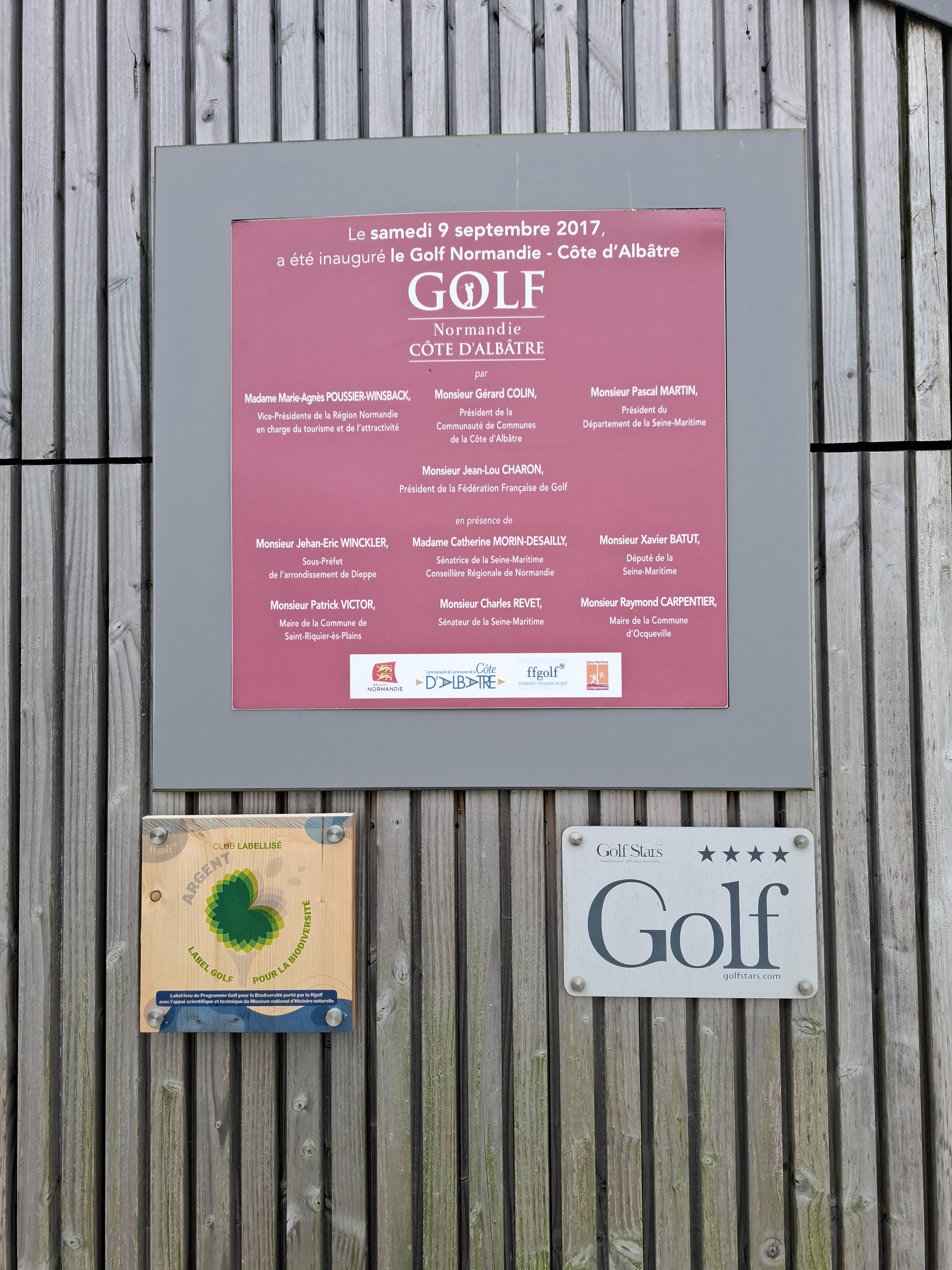 Depuis l'été 2024, le golf détient le label « Golf pour la biodiversité » de la Fédération Française de Golf - niveau argent.